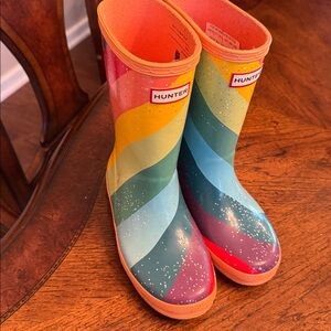 Hunter Colorful Striped Rain Boots